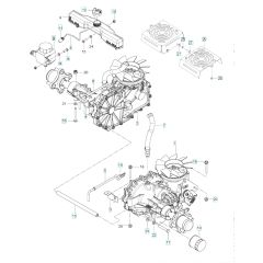 Husqvarna Mz61 - Hydraulic Pump