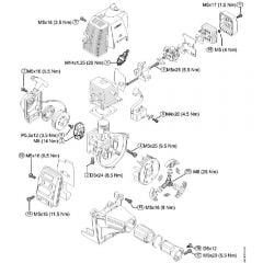 Genuine Stihl PC70 / R - Tightening torques