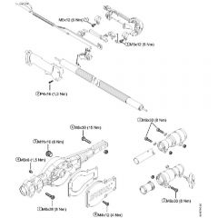 Genuine Stihl PC70 / S - Tightening torques