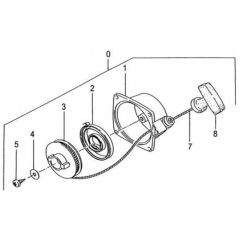 Tanaka PM-25,25D - Recoil Starter