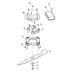 PRINCESS 38 Li Kit - 2021-2022 - 294386063/M21 - Mountfield Rotary Mower Blade Diagram