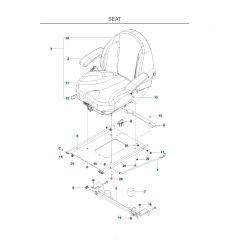 Husqvarna Pz29 D - Seat