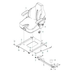 Husqvarna Pz6029 Pfx - Seat