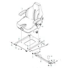 Husqvarna Pz60 - Seat