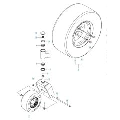 Husqvarna Pz60 - Wheels & Tyres