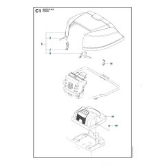 Husqvarna R13 C5 - Cover