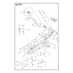 Husqvarna R13 C5 - Steering