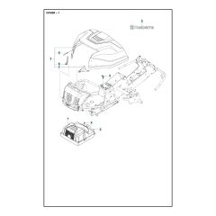 Husqvarna R214 C - Cover