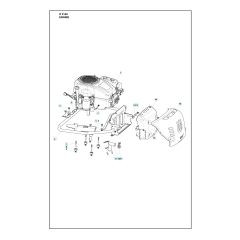 Husqvarna R214 C - Engine
