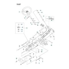 Husqvarna RIDER 13C - Steering