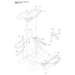 Husqvarna RIDER 155 - Cover