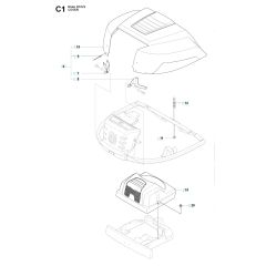 Husqvarna RIDER 15V2 - Hood