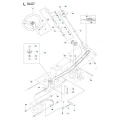 Husqvarna RIDER 15V2 - Steering