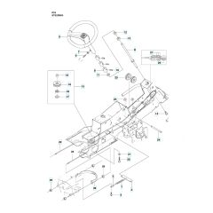 Husqvarna RIDER 16 - Steering