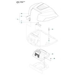 Husqvarna RIDER 175 - Hood