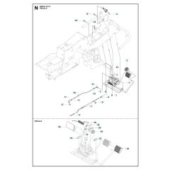 Husqvarna RIDER 175 - Pedals