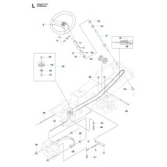 Husqvarna RIDER 175 - Steering