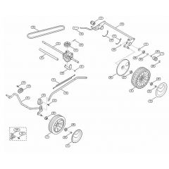 Genuine Stihl RM248.1 T / C - Chassis, Gear box