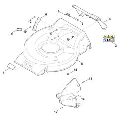 Stihl RM253.1 - Housing - Parts Diagram