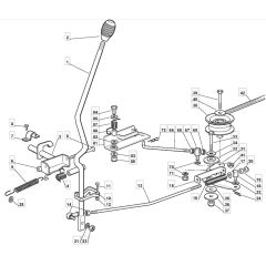 RM28 H - 2009 - 2T1534433/09 - Mountfield Ride On Mower Engagement Diagram