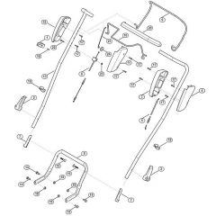 Genuine Stihl RM4.0 RT / A - Handle