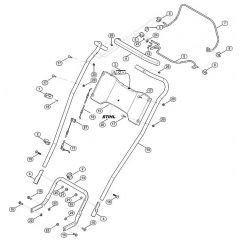 Genuine Stihl RM4.0 RTP / A - Handle