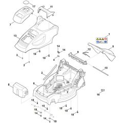 Stihl RMA235.1 - Housing - Parts Diagram