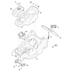 Stihl RMA239.1 - Housing - Parts Diagram