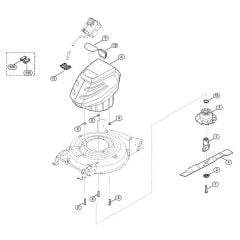 Genuine Stihl RMA2.0 RT / E - Engine, blade