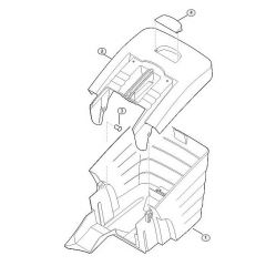 Genuine Stihl RMA339 C / F - Grass catcher bag