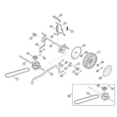 Genuine Stihl RMA448.0 TC / C - Chassis, height adjustment