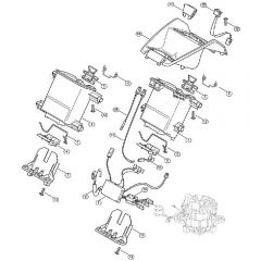 Genuine Stihl RMA510 / C - Battery holder, electronic module