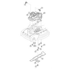 Genuine Stihl RME235.0 / D - Engine, blade