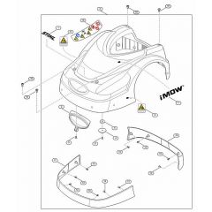 Genuine Stihl RMI422.1 / A - Machine cover