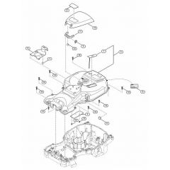 Genuine Stihl RMI422.2 / B - Housing upper part