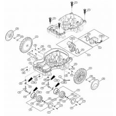 Genuine Stihl RMI422.2 P / C - Lower housing, chassis