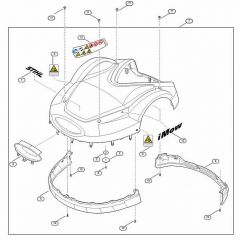 Genuine Stihl RMI632.0 / A - Machine cover