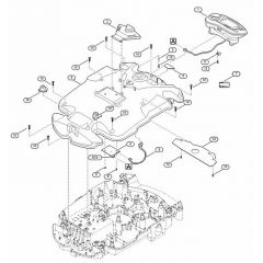 Genuine Stihl RMI632.0 / B - Housing upper part