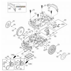 Genuine Stihl RMI632.0 / C - Lower housing, chassis