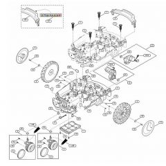 Genuine Stihl RMI632.0 C / C - Lower housing, chassis