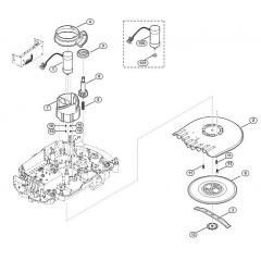 Genuine Stihl RMI632.0 / D - Mowing deck, height adjustment