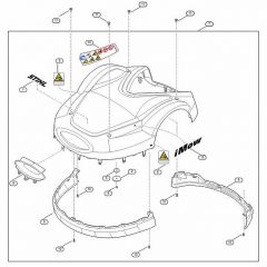 Genuine Stihl RMI632.0 P / A - Machine cover