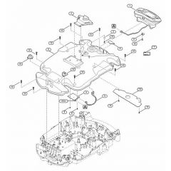 Genuine Stihl RMI632.0 P / B - Housing upper part