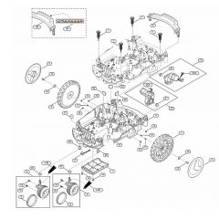 Genuine Stihl RMI632.0 PC / C - Lower housing, chassis