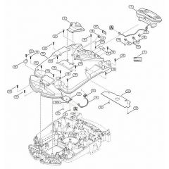 Genuine Stihl RMI632.1 / B - Housing upper part