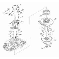 Genuine Stihl RMI632.1 PC / D - Mowing deck, height adjustment