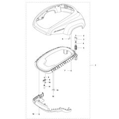 McCulloch ROB R - Cover Parts Diagram