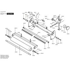 Atco Royale 30 IC - F016310642 - Front Roller Assembly