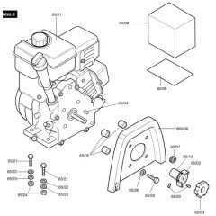 Atco Royale 30 IC - F016310642 - Engine Mount Assembly