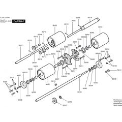 Atco Royale 30 IC - F016310642 - Rear Roller Assembly